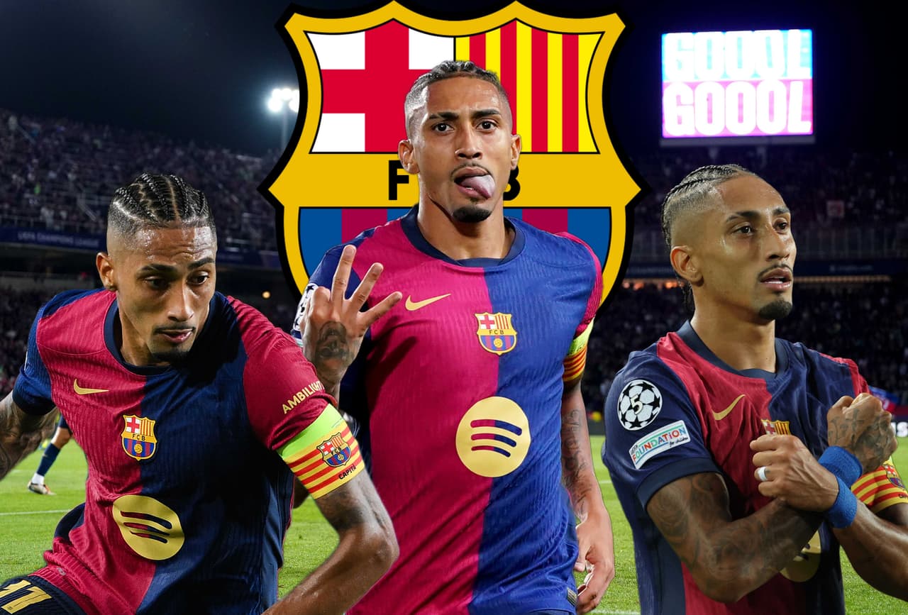 Raphinha, sus goles y espectacular aporte con el Barcelona en Europa