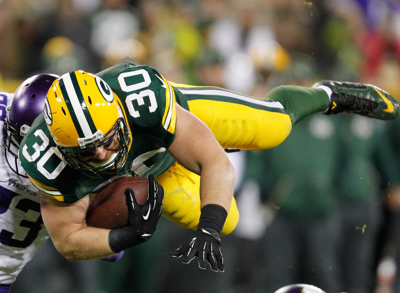 John Kuhn (fullback) Universidad: Shippensburg Ano en el que no fue seleccionado en el Draft: 2005 Elecciones al Pro Bowl: 4