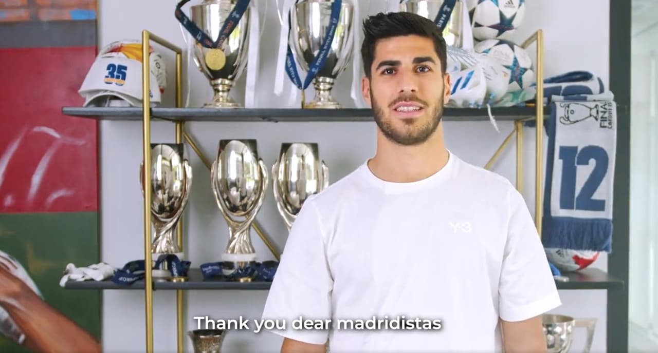 Marco Asensio hace oficial su adiós del Real Madrid con emotivo video