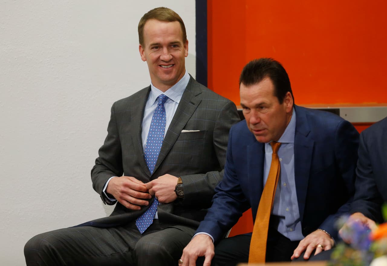 Manning no podía contener la felicidad de una carrera llena de satisfacciones.