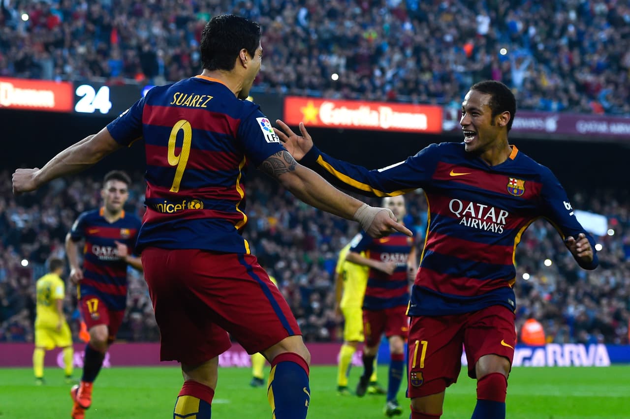 Neymar y Luis Suárez han sacado la cara por el Barcelona liderando al club para ganar sus últimos cuatro juegos en la Liga goleando 5-2 al Rayo Vallecano, 3-1 al Eibar y 3-0 al Villarreal y pegándole 0-2 al Getafe de visita con 13 goles marcados entre ambos.