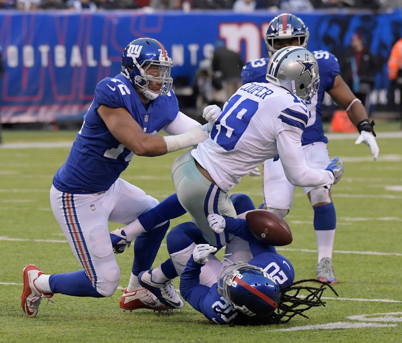 Por la Semana 9, el 4 de noviembre, en MetLife Stadium se verán las caras los nuevos New York Giants, ya sin OBJ, ante sus odiados rivales, los Dallas Cowboys.