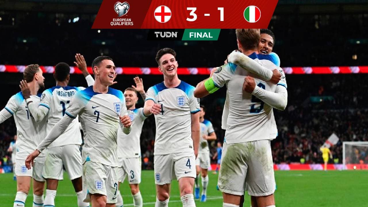Inglaterra vence a Italia y logra clasificarse para la Euro 2024
