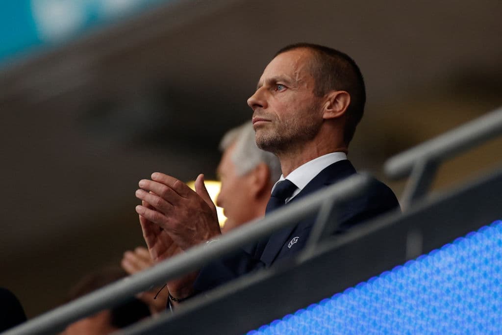 El Presidente de la UEFA, Aleksander Ceferin.