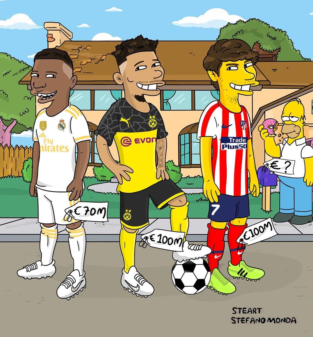 Las nuevas estrellas del futuro, cracks del presente, Vinicius, Jadon Sancho y Joao Félix.