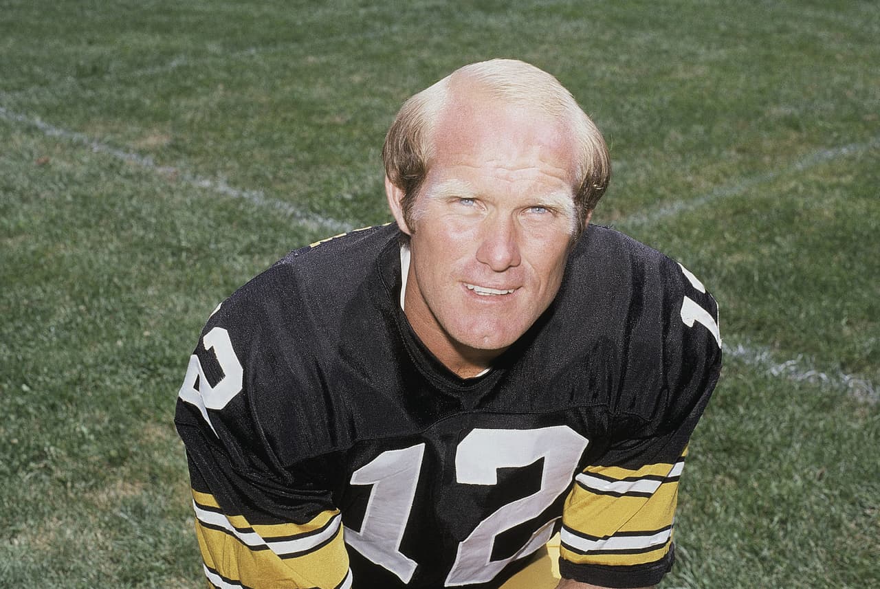 Terry Bradshaw, Pittsburgh Steelers quarterback is shown in 1981. (AP Photo)