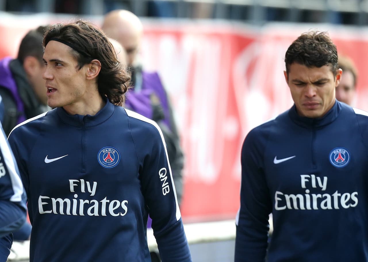 Edinson Cavani y Thiago Silva no jugarán la Supercopa de Francia.