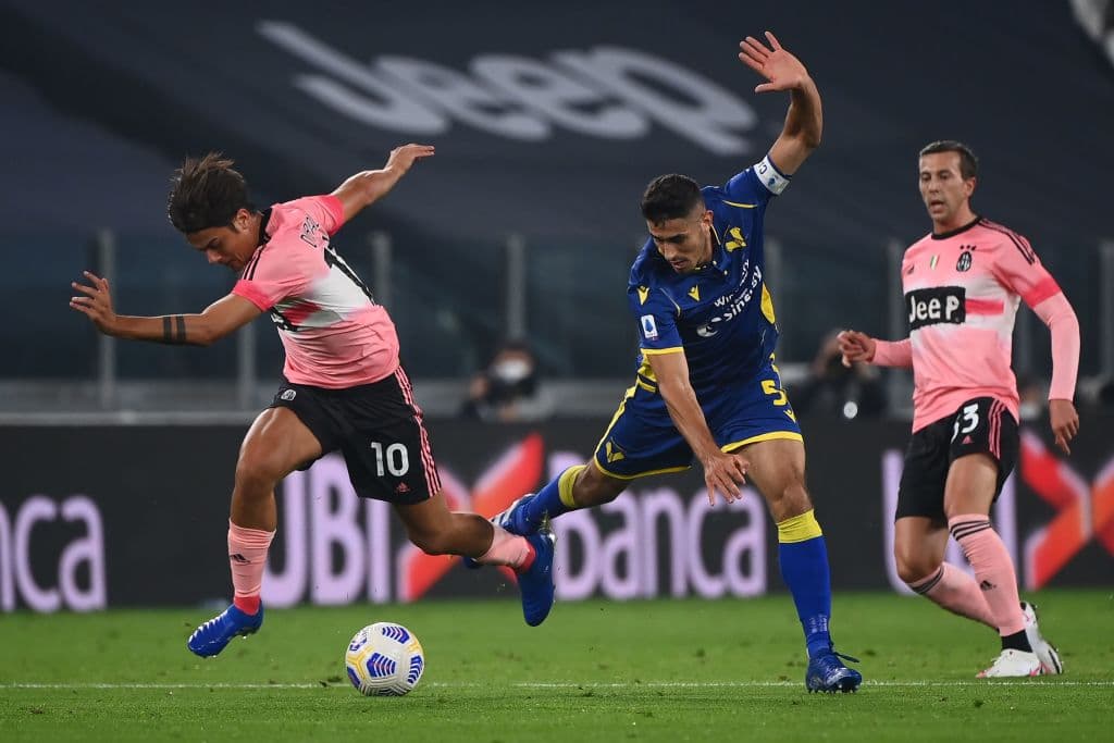Juventus y Hellas Verona repartieron puntos durante la quinta Jornada en la Serie A. Andrea Fabili anota al minuto 60, pero la Juve iguala marcador al minuto 77; Paulo Dybala regresó a la titularidad.