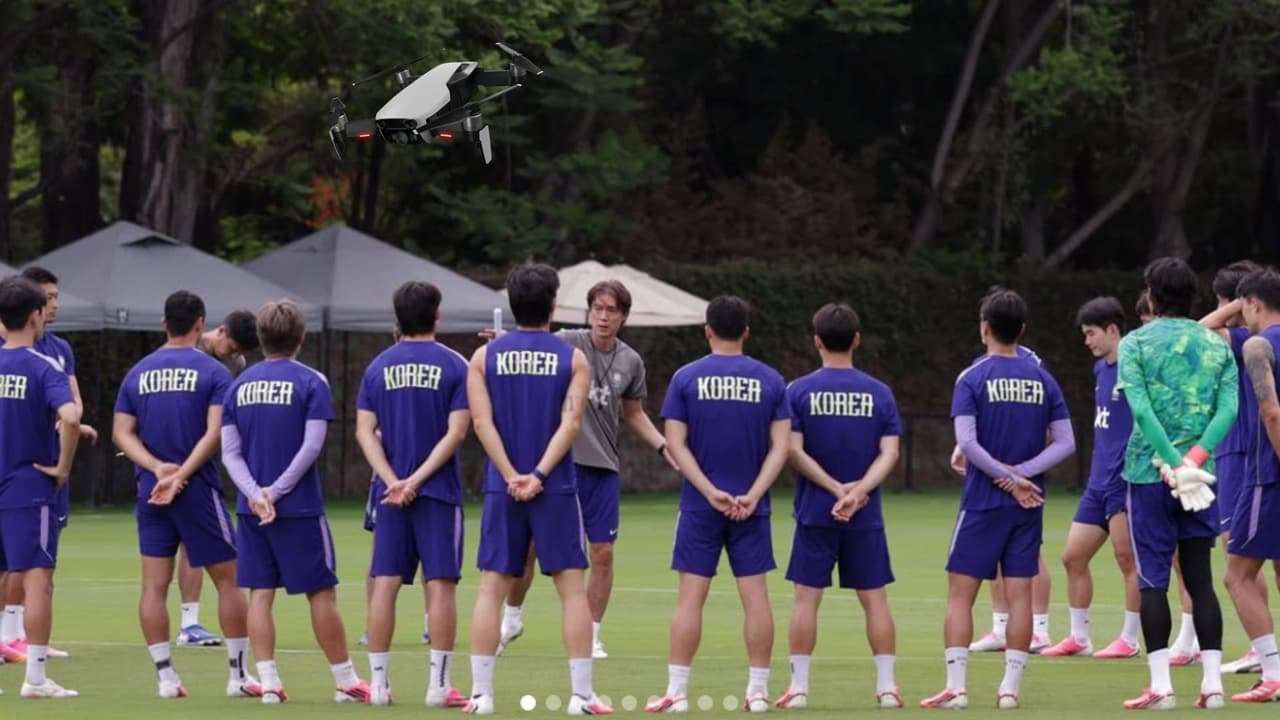 Corea del Sur solicita investigación a FIFA por la presencia de un dron en su entrenamiento
