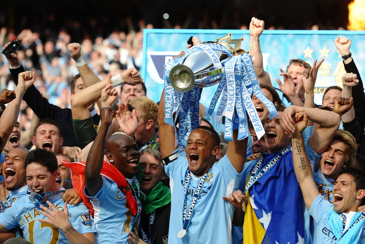 7. Manchester City (2011/2012) - 89 puntos y +64 en diferencia de gol. Fueron campeones.