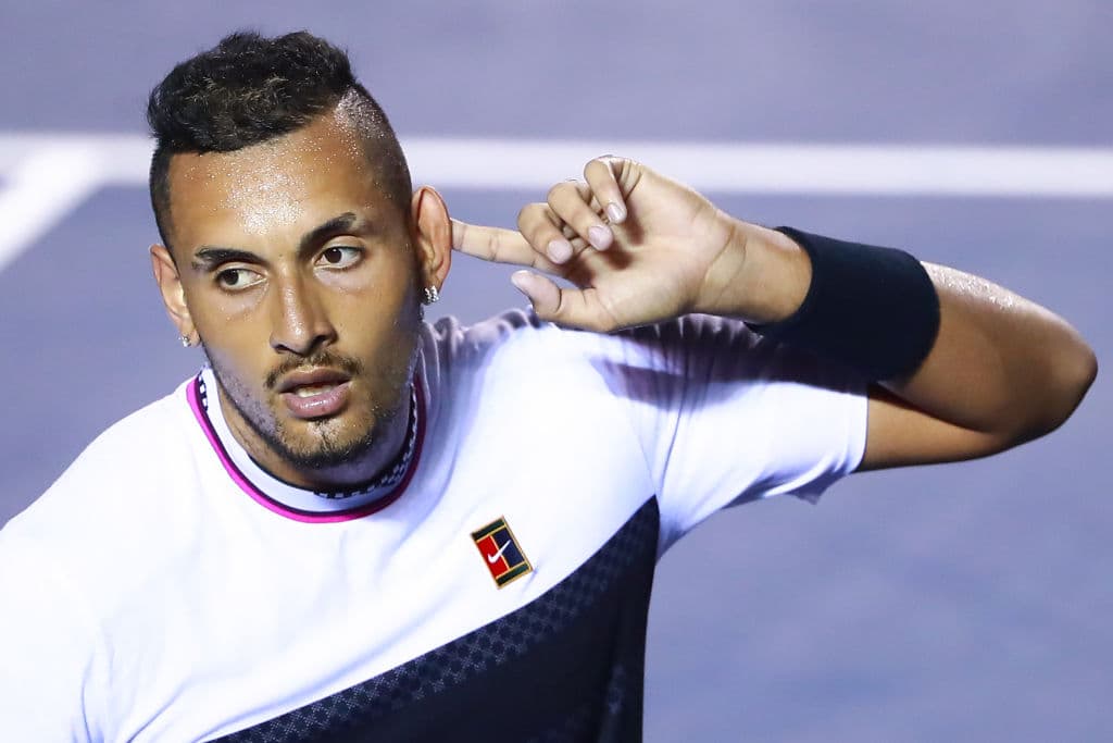 En el Acapulco Open, Kyrgios venció a Rafael Nadal y también lo sacó de sus casillas, pues con un irrespetuoso saque ‘de cuchara’, hizo que Nadal enfureciera.