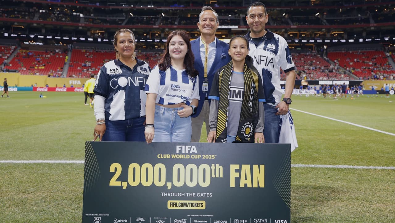De Rayados, el aficionado dos millones del Mundial de Clubes