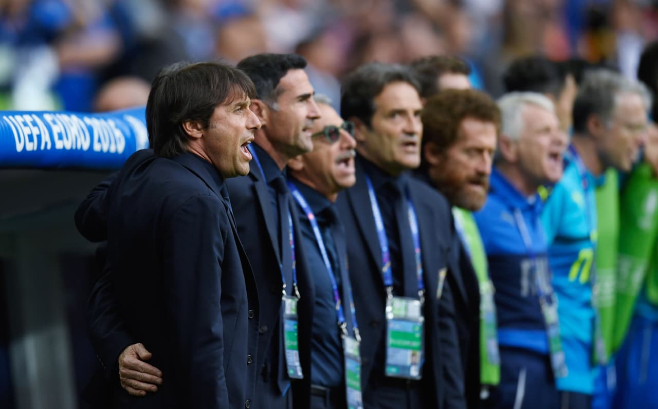 Dirigió la Euro 2016, donde llevó a Italia a cuartos de final ante Alemania. La prensa italiana vio el torneo como un éxito para Conte, pues no contaba con grandes estrellas.