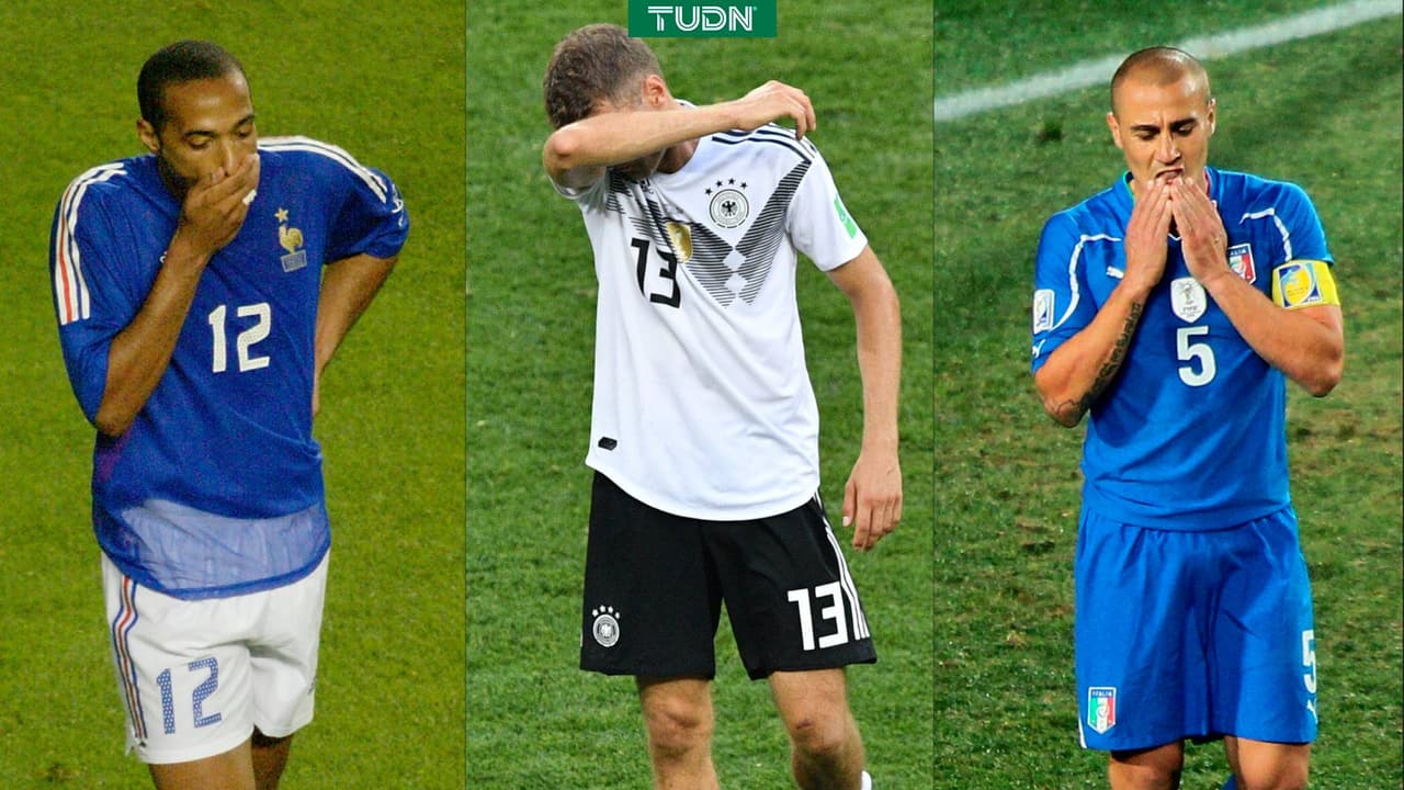 Francia, Italia y Alemania tienen la maldición de los campeones del Mundo en el Siglo XXI