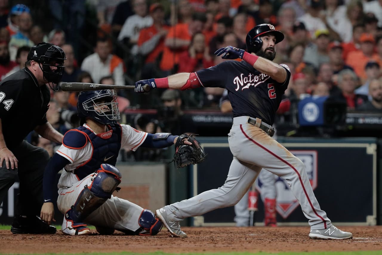 Washington Nationals dan la vuelta en la quinta entrada y obligan a jugar el séptimo de la serie.