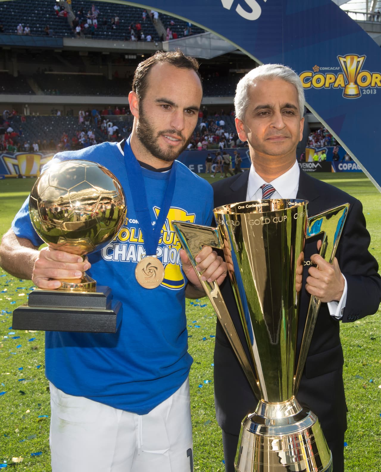 Donde Landon Donovan fue el máximo rompe redes con 5 goles y además se le nombró como el mejor jugador del torneo.