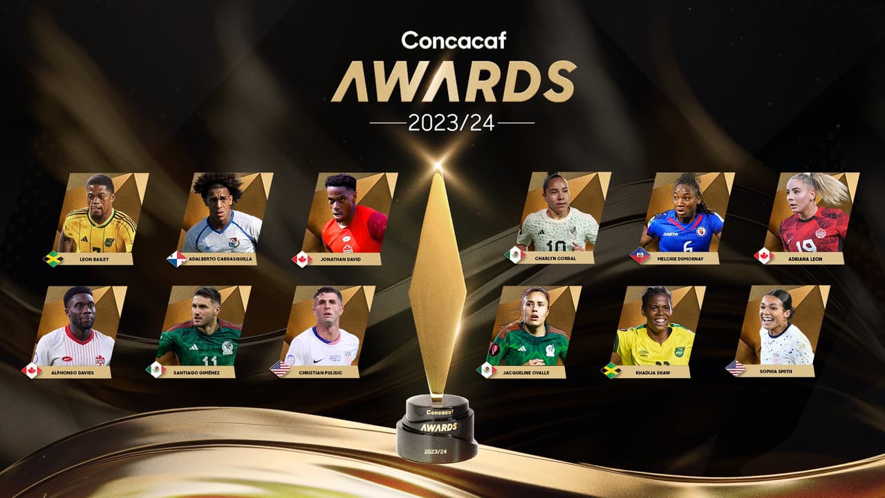 Tres mexicanos, nominados a Jugador del Año en Premios Concacaf