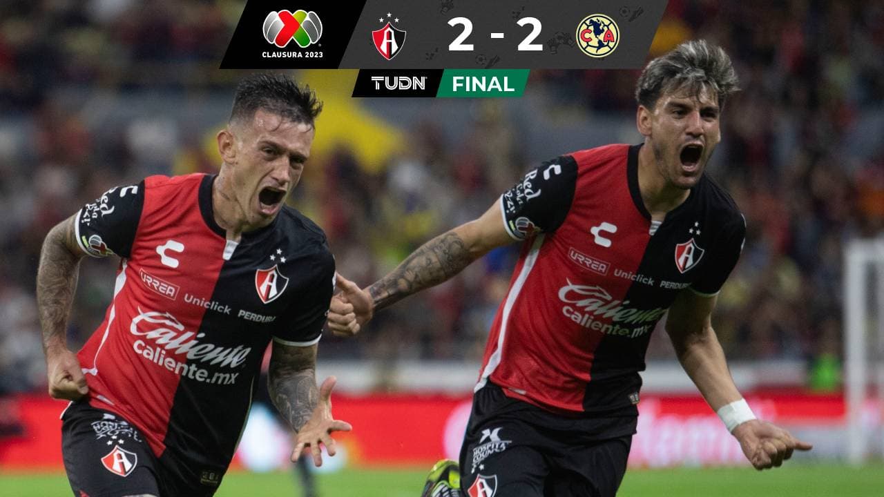 Atlas vs. América RESUMEN Liga MX: ¡Los rojinegros rescatan el empate!
