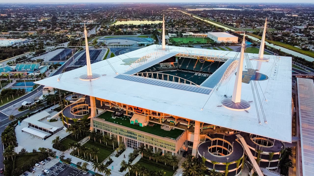 El Hard Rock Stadium es la casa de los Miami Dolphins, equipo de la NFL