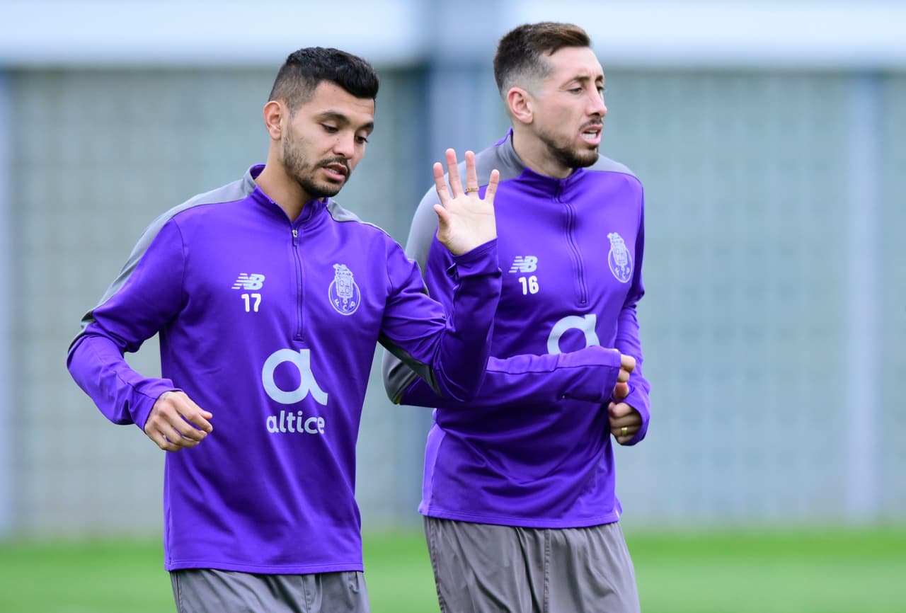 Héctor Herrera y Jesús Corona: este sábado el Porto visita al Sporting Braga para buscar el liderato en solitario. Los dos se ausentaron de la fecha FIFA con el Tri y el Tecatito está en duda por su evolución de la lesión.
