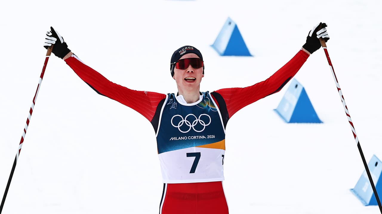 Jens Luraas Oftebro remontó seis posiciones en la carrera de cross-country.