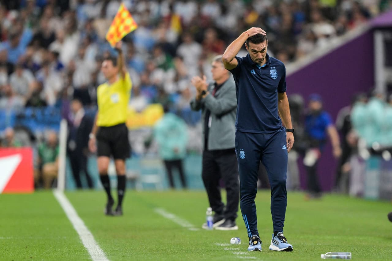 Lionel Scaloni admite que el campeón Argentina tuvo su peor momento ante México