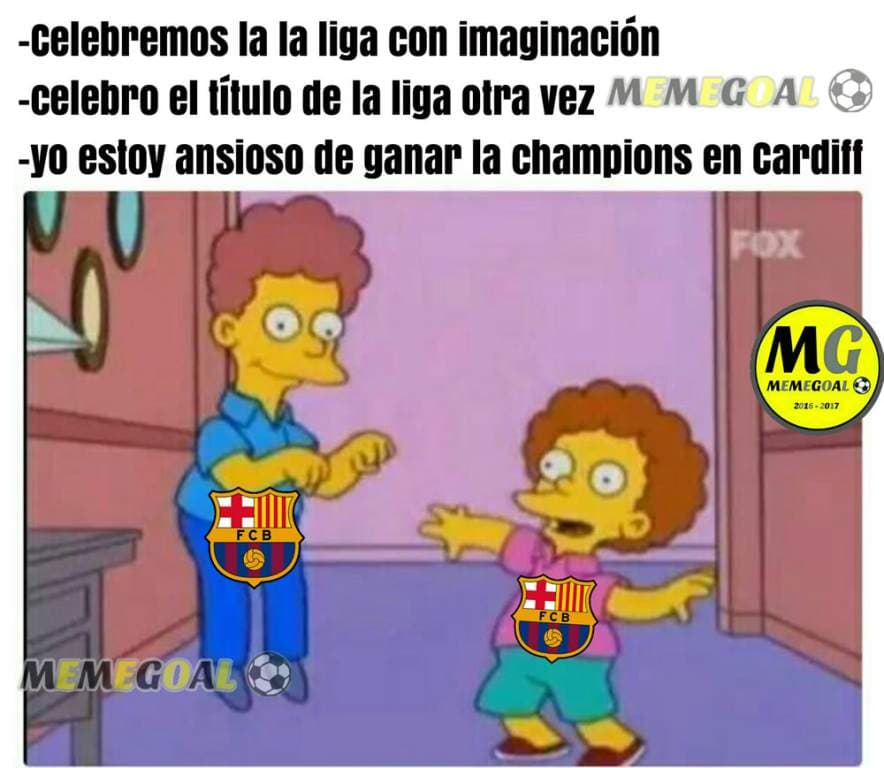 El título de Real Madrid en la Liga de España abrió la puerta a todo tipo de memes en burla al propio equipo blanco, a Barcelona y a Lionel Messi, que vieron a su gran rival coronarse a nivel local y lo ven finalista del continente.