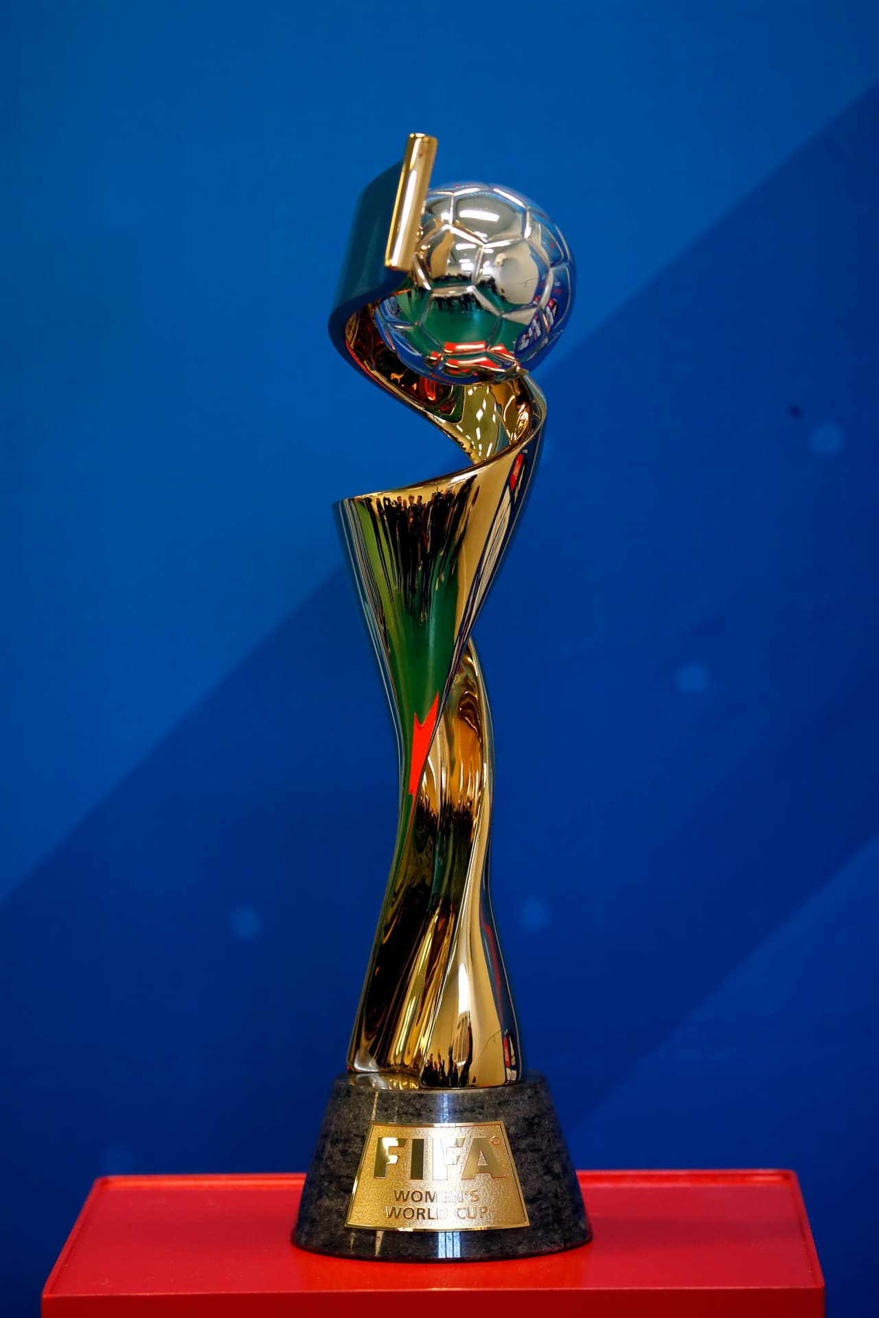 El trofeo de la Copa del Mundo Femenina 2019, a disputarse en Francia, ya está en suelo galo y tuvo su primera parada en este recorrido final en una escuela parisina junto a la mascota Ettie. Los niños fueron los más felices con esta visita y aprovecharon para tomarse fotos con ambos.