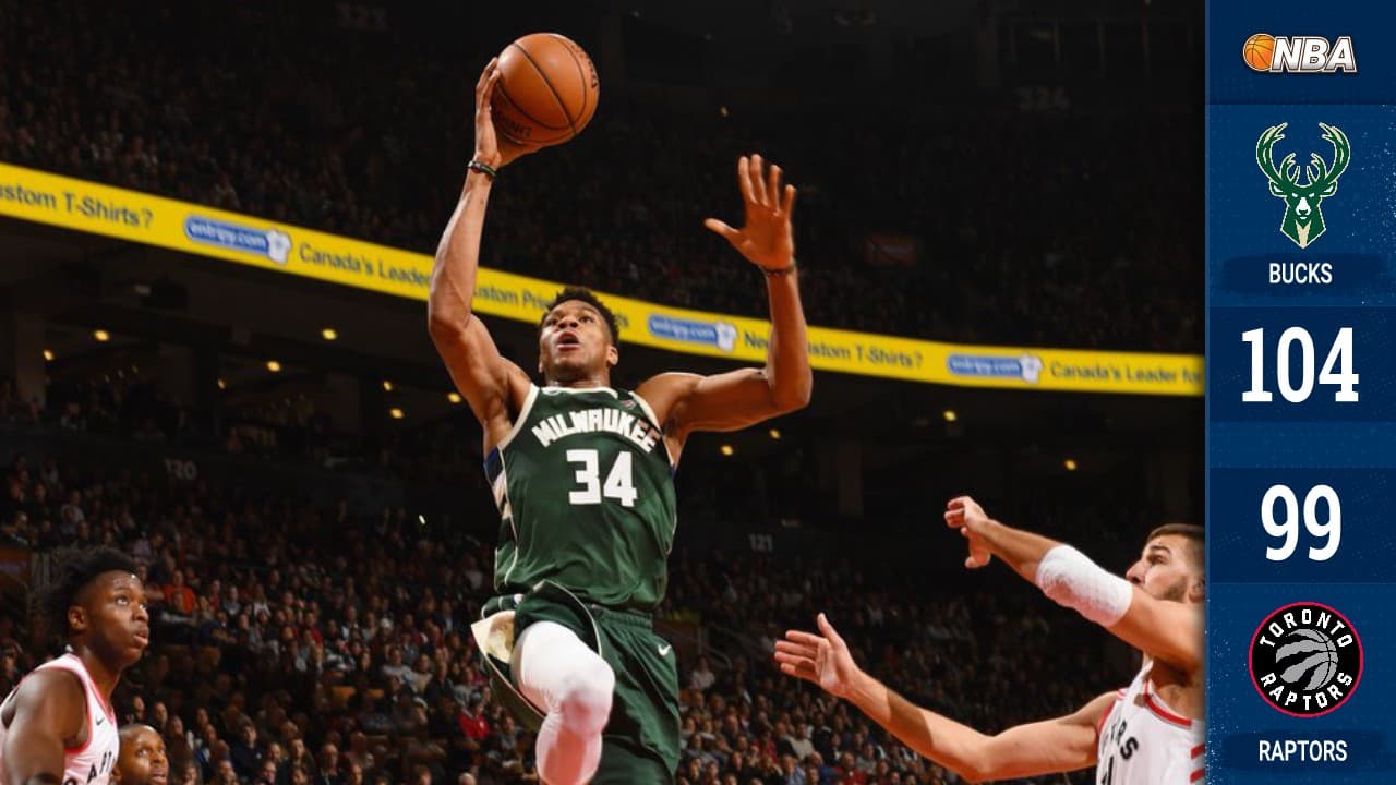 Giannis Antetounkompo hizo un doble-doble para los Bucks.