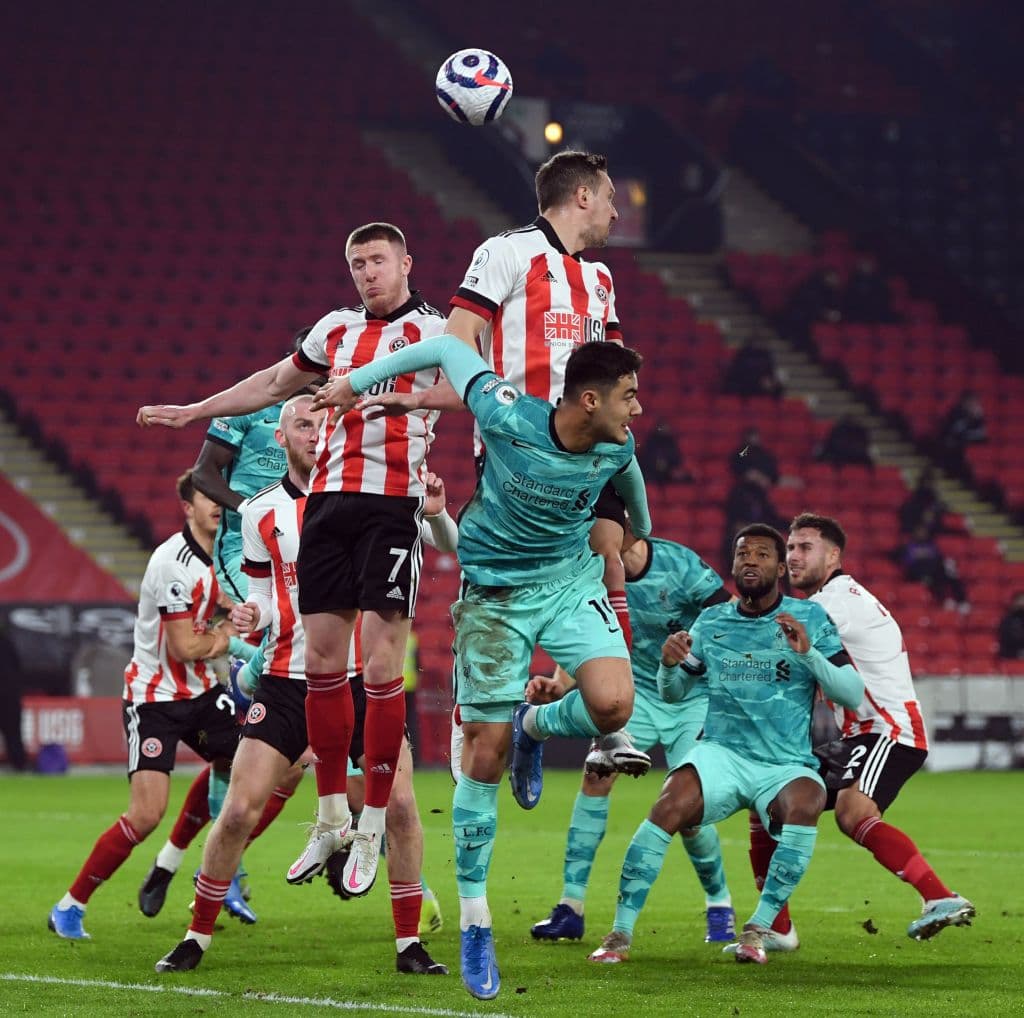 Con goles de Kurtis Jones (48') y Kean Bryan (64'), el Liverpool se impone ante Sheffield United 2-0. en Bramall Lane Stadium, durante la Jornada 26 de la Premier League.