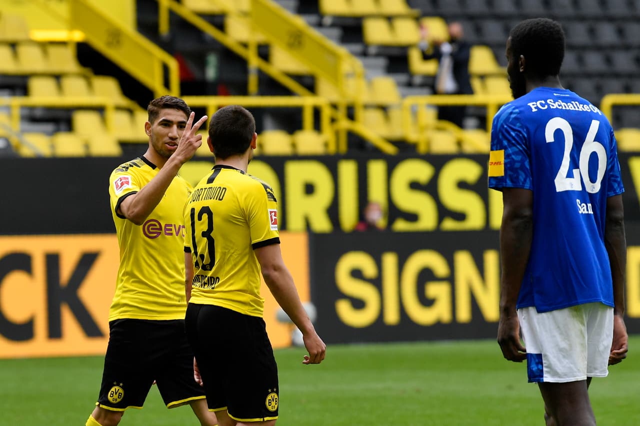 Guerreiro marcó su doblete al 63’ luego de una asistencia más de Haaland.