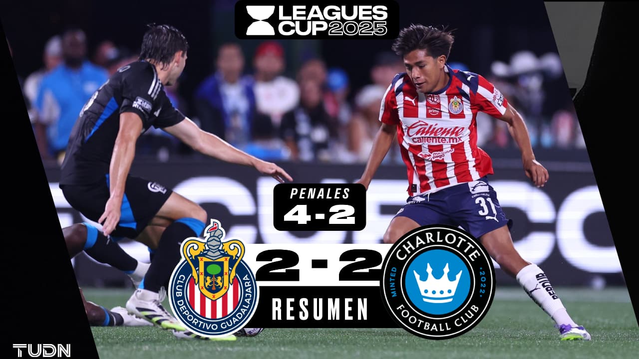 Chivas derrota a Charlotte en tanda de penales en la Jornada 2 de Leagues Cup