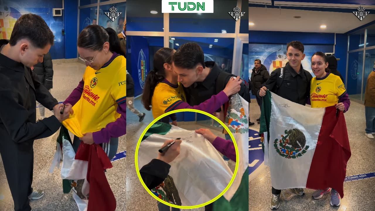Gran gesto de Álvaro Fidalgo con aficionada mexicana en España