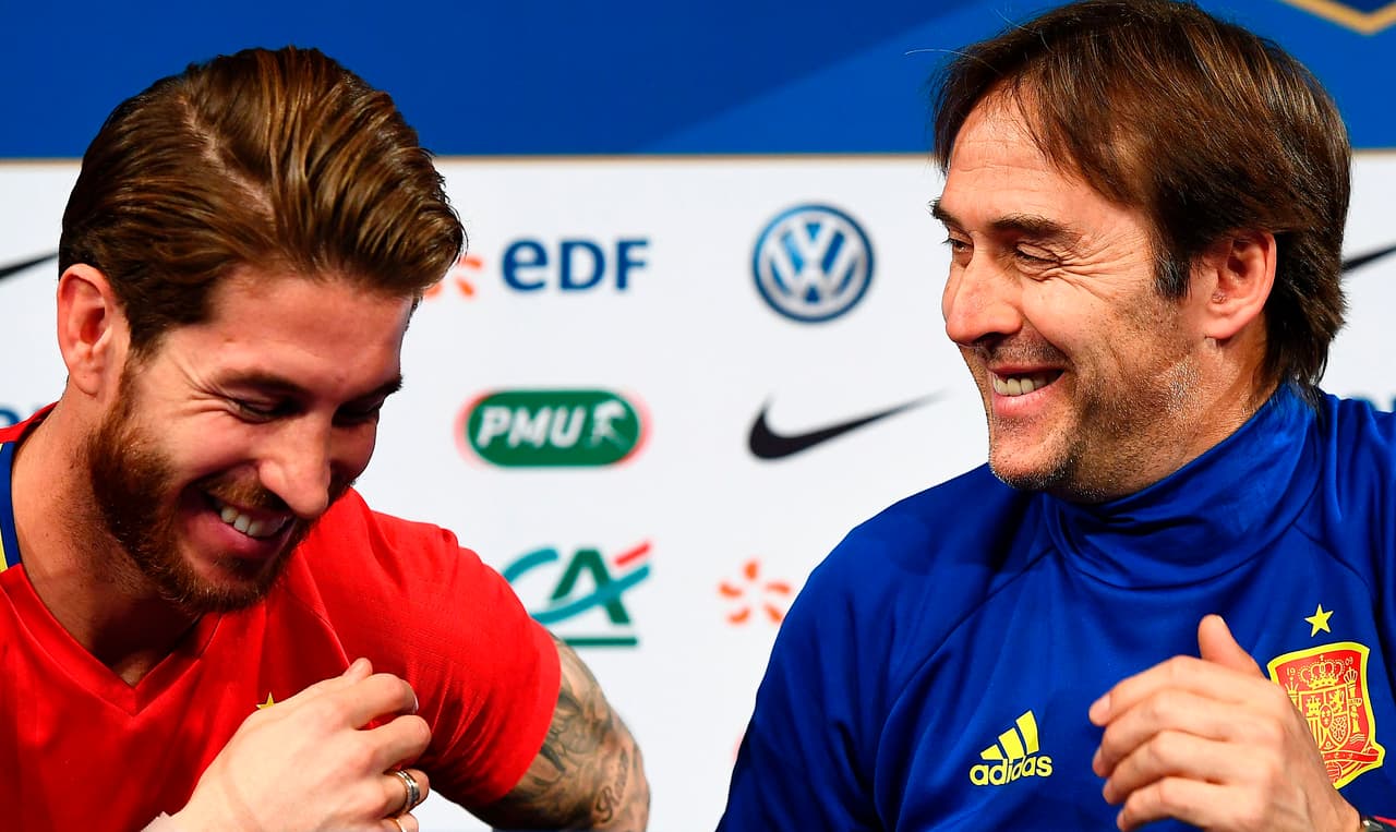 Julen Lopetegui llegará a Real Madrid con varios jugadores más que conocidos muy cercanos gracias a su paso por las selecciones españolas, el principal, Seergio Ramos.