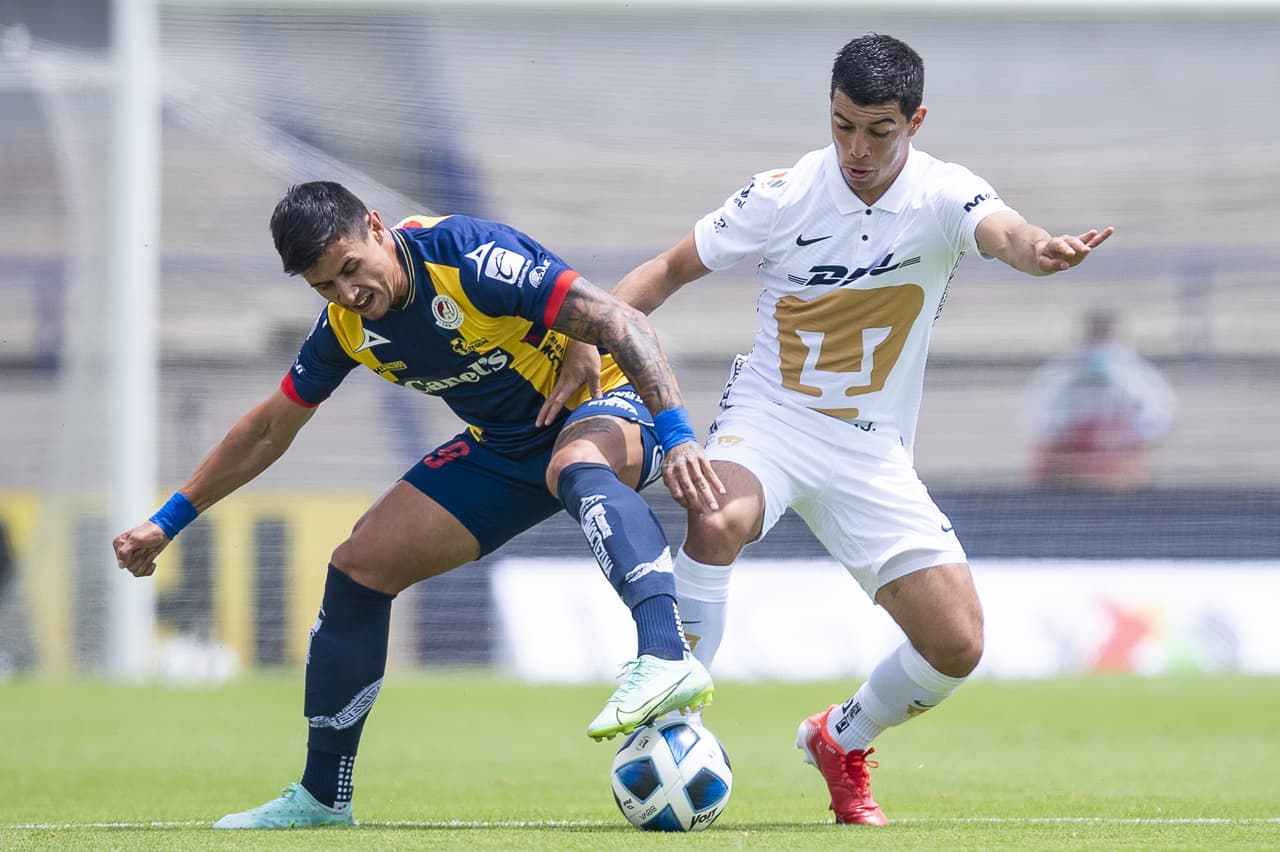 Andres Vombergar, Germán Berterame y Unai Bilbao son los encargados de darle el triunfo al Atlético San Luis 1-3 sobre Pumas.