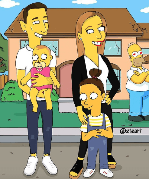 El argentino Ángel Di María tiene también un lugar en la galería de Stefano.