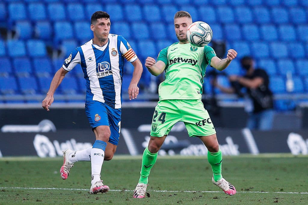 Tras el 0-1, el Leganés comienza a provechar todos los espacios que comienza a abrir el espanyol en la búsqueda del empate.
