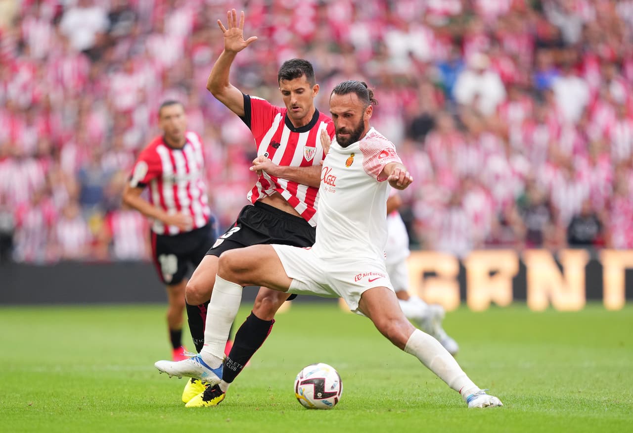 Javier Aguirre comenzó la temporada 2022-23 con igualdad del Mallorca 0-0 ante el Athletic Club en San Mamés en actividad de la Jornada 1 de LaLiga de España.