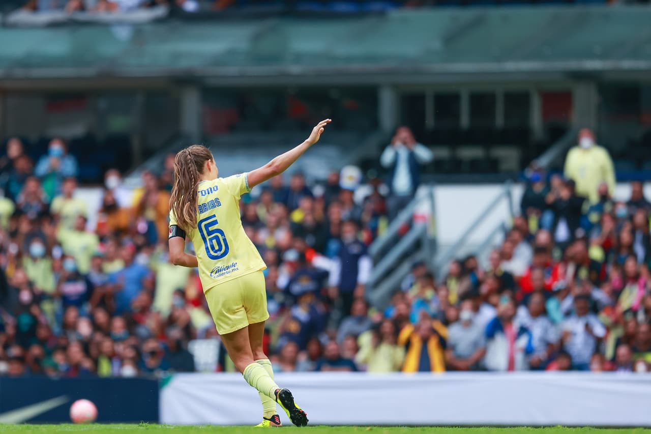 América Femenil derrotó al Bayer Leverkusen sobre la hora con un cabezazo de Janelly Farías para llevarse el partido amistoso en la cancha del Estadio Azteca.