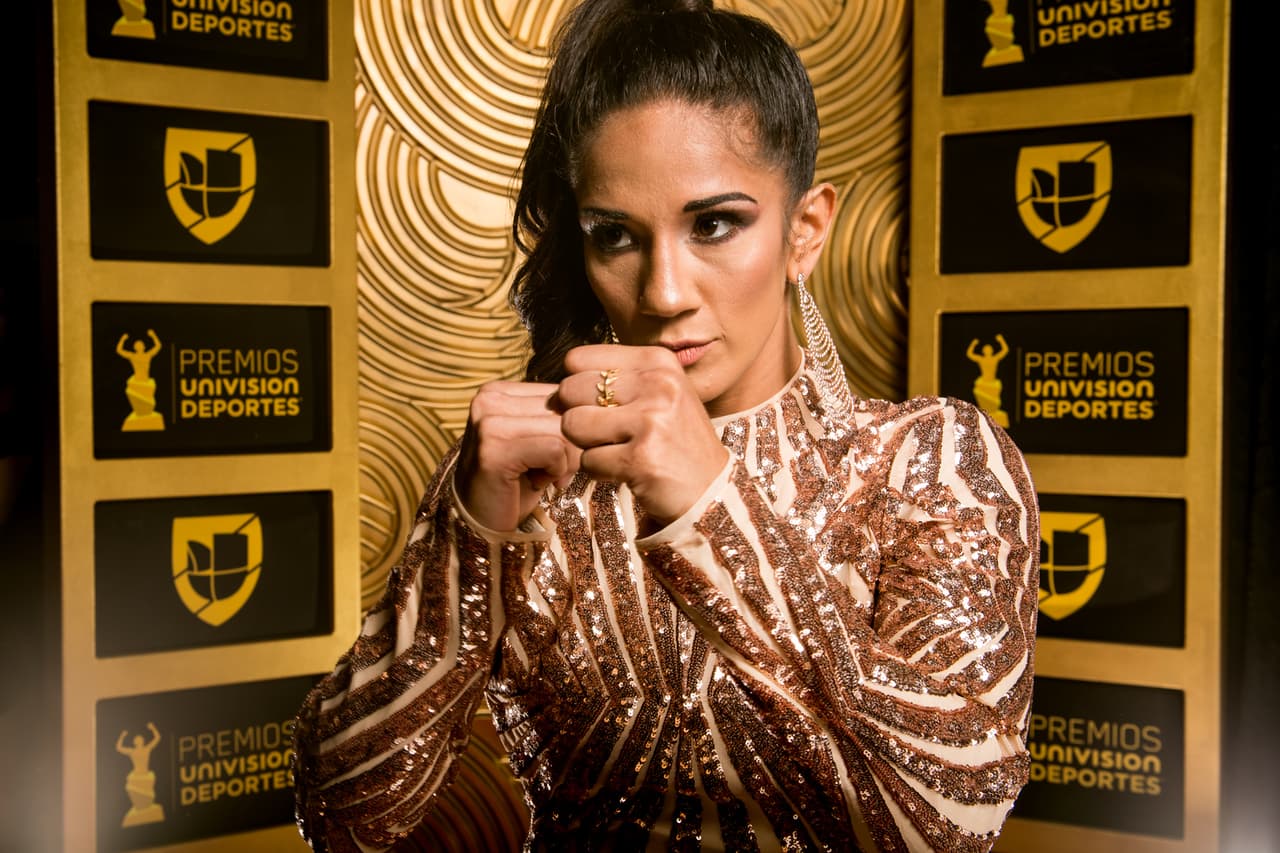 La boxeadora puertorriqueña Amanda Serrano, una de las nominadas a la Atletca Femenina del Año.