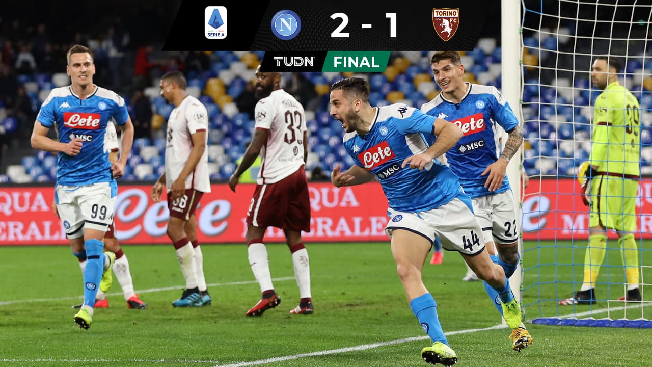 Octavo triunfo del Napoli sin el ‘Chucky’ Lozano