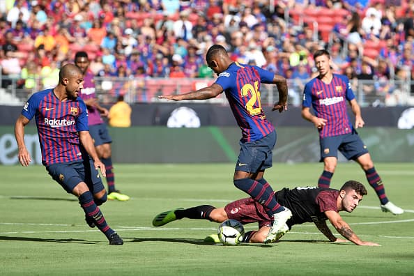 El conjungo blaugrana mostró un cuadro repleto de suplentes.