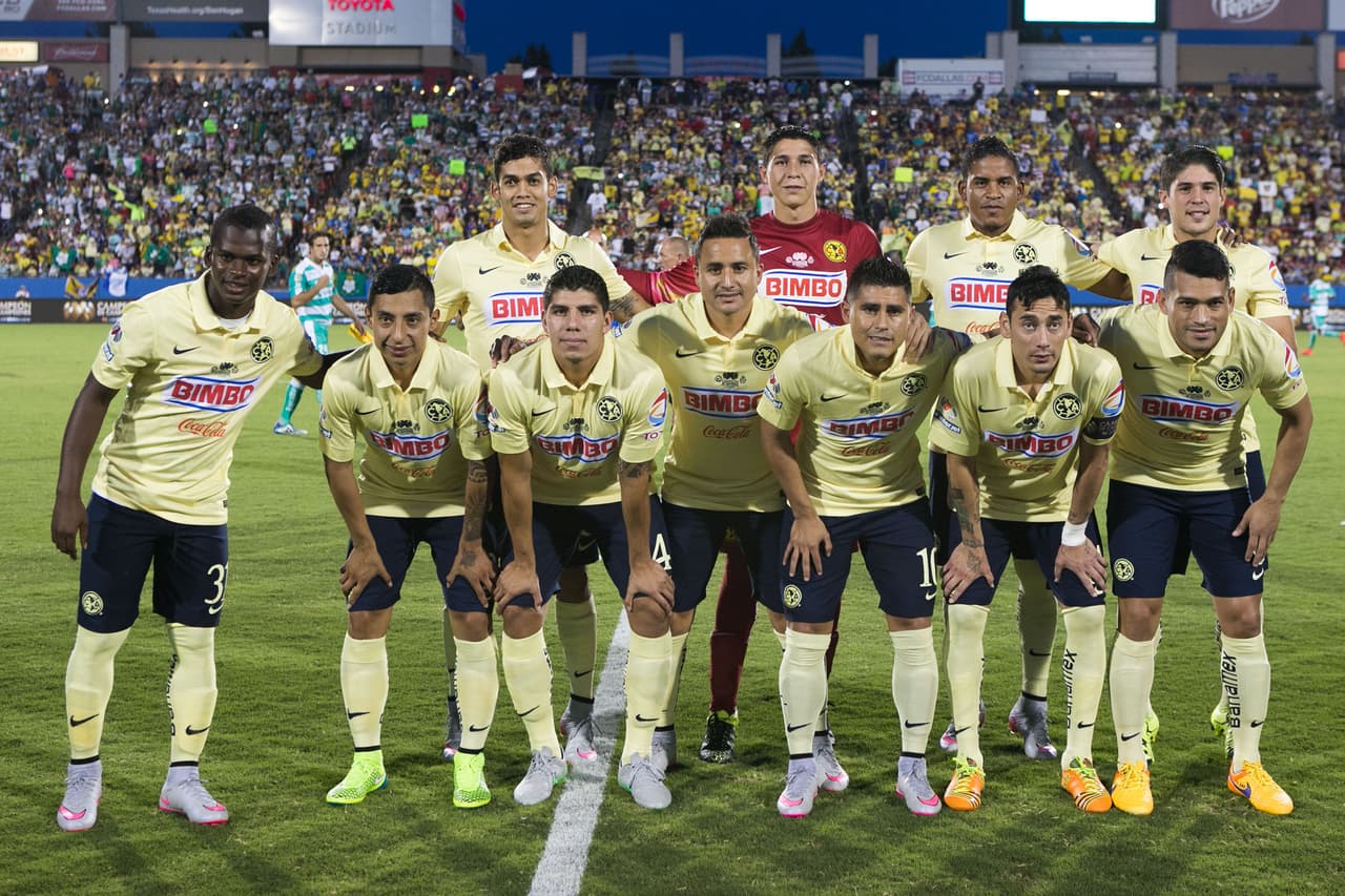 América salió con: González, Mares, Burón, Pimentel, Samudio, Güemez, Martínez, Andrade, Arroyo, Sambueza y Quintero