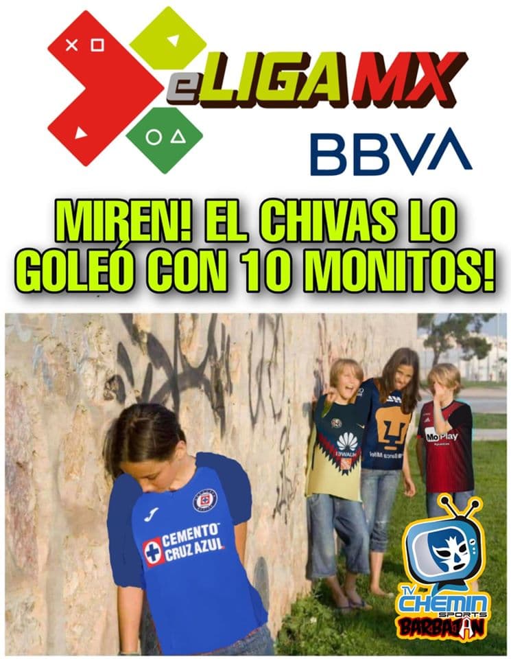 Cruz Azul continúa si conseguir puntos en la eLiga MX y esta vez fue goleado 4-1 por la Chivas de Fernando Beltrán.