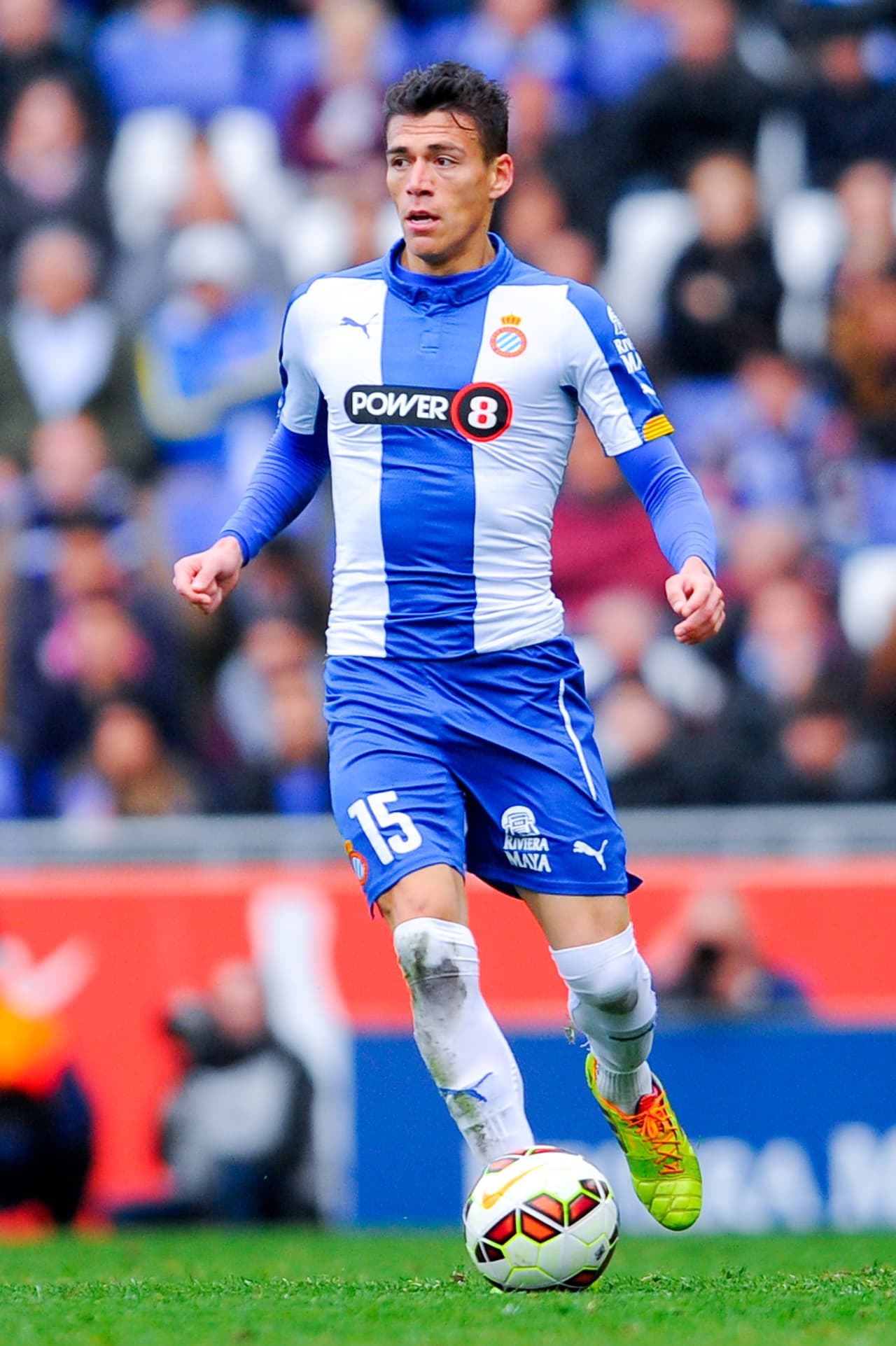 El defensa Héctor Moreno estuvo en el Espanyol de 2011 a 2015 y fue nombrado Jugador del Año en su primera temporada. Su salida ya estaba prevista para 2014 por el costo de su pase, pero tras su grave lesión se postergó un año.