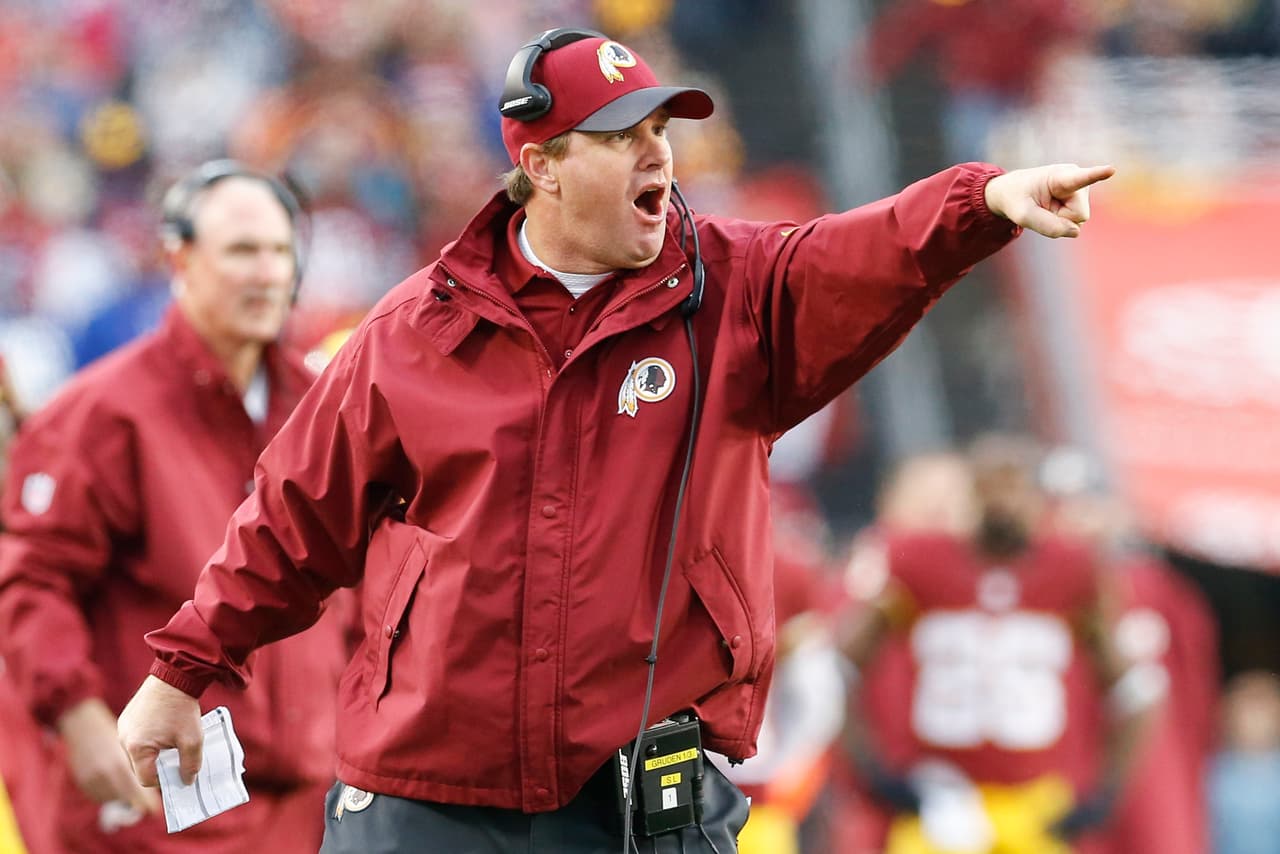 Jay Gruden (2014-2015) (13 victorias, 19 derrotas).
