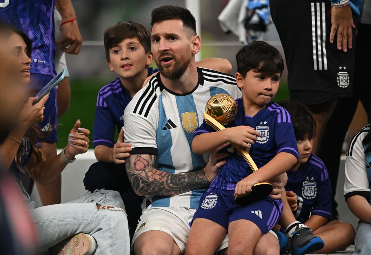Messi con su familia fue de lo más sobresaliente en la premiación del Mundial Qatar 2022