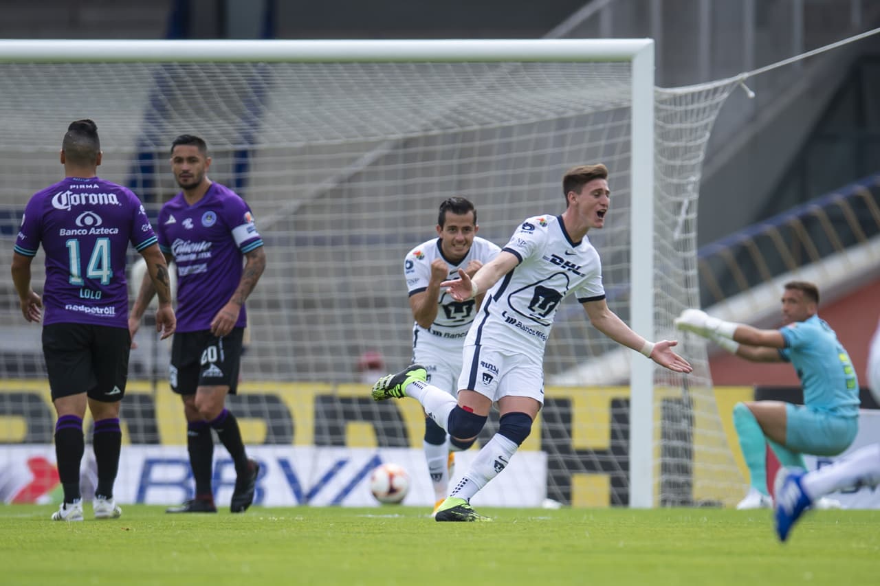 Con goles de Facundo Waller, Carlos Gutiérrez y Emmanuel Montejano, los Pumas de la UNAM se imponen como locales ante Mazatlán y consiguen su primera victoria en el torneo Guard1anes 2021.
