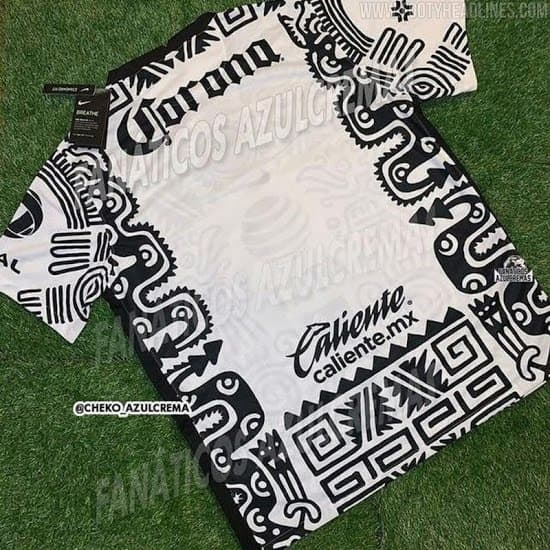 El América dio en el clavo al incorporar lo que parecen ser jeroglíficos mayas en su tercer uniforme ya que llama la atención de cualquier persona que vea la playera.