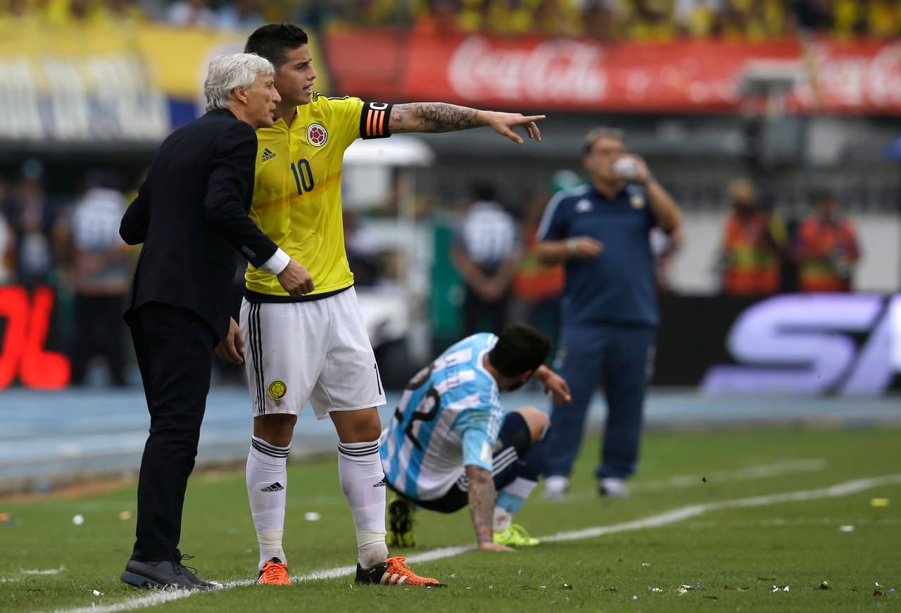 Con José Pekerman el protagonismo de James es vital dentro y fuera del campo. Es el mimado de la Federación.